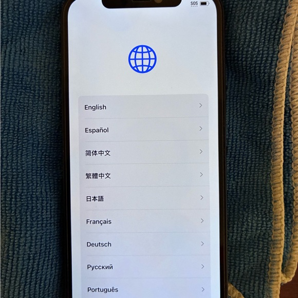 Apple iPhone 12 with case. Screen protector equipped.